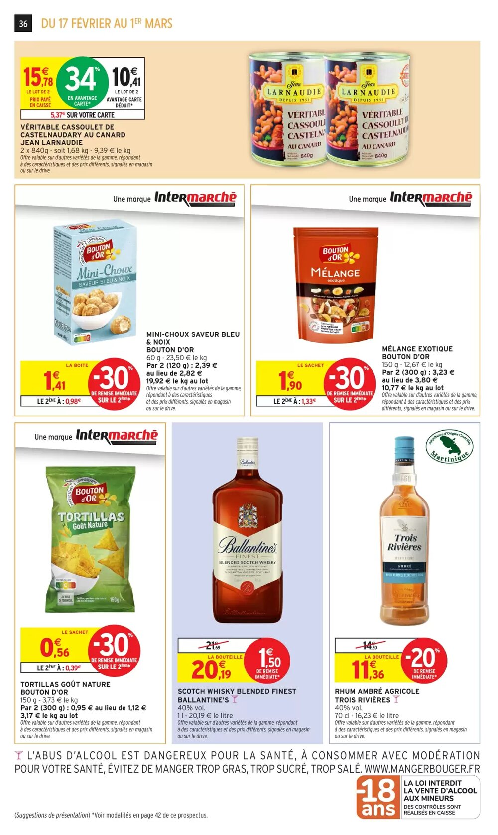 Prospectus promotionnel Intermarché Hyper valable à partir du 17/02/2026 - Page 36.