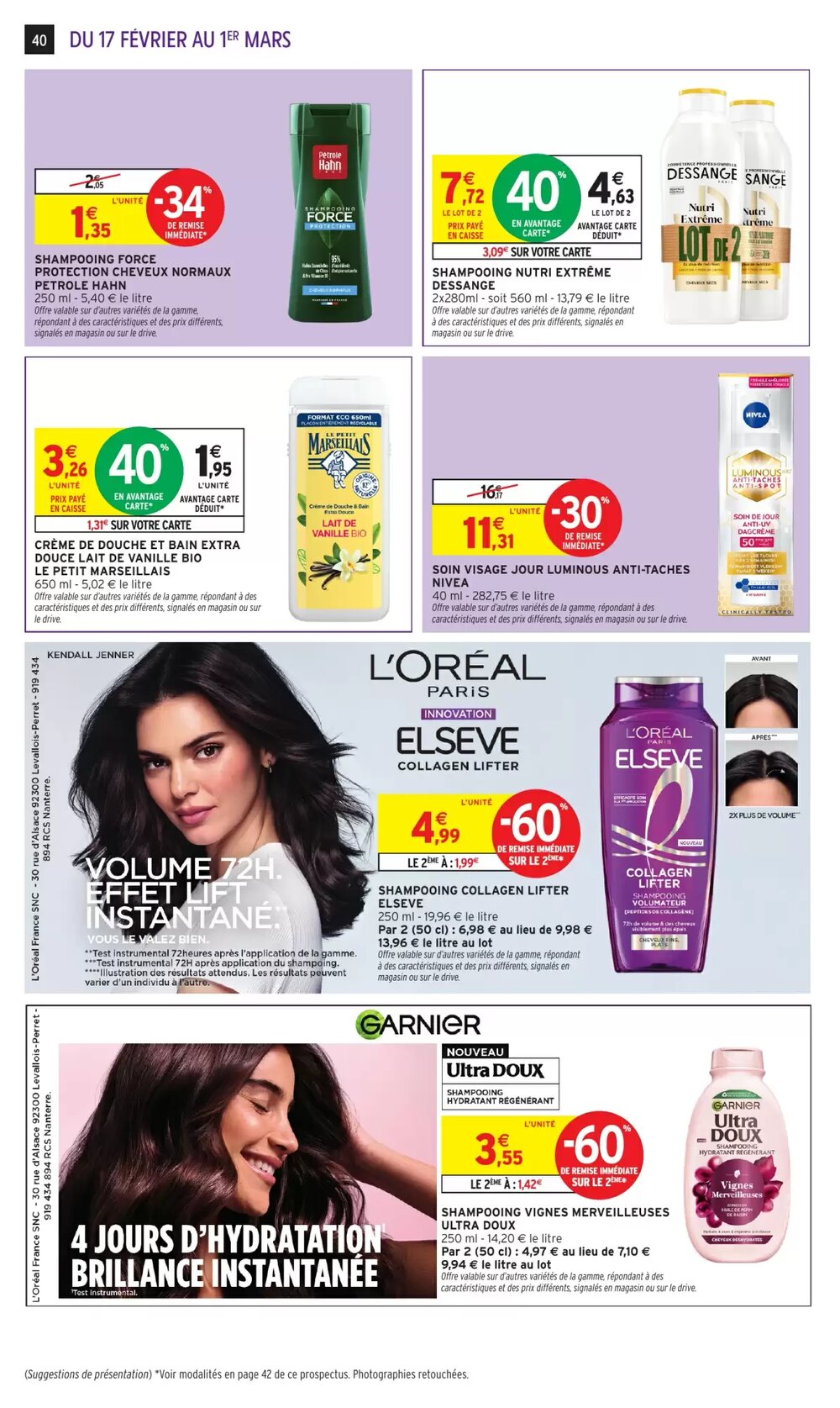 Prospectus promotionnel Intermarché Hyper valable à partir du 17/02/2026 - Page 40.