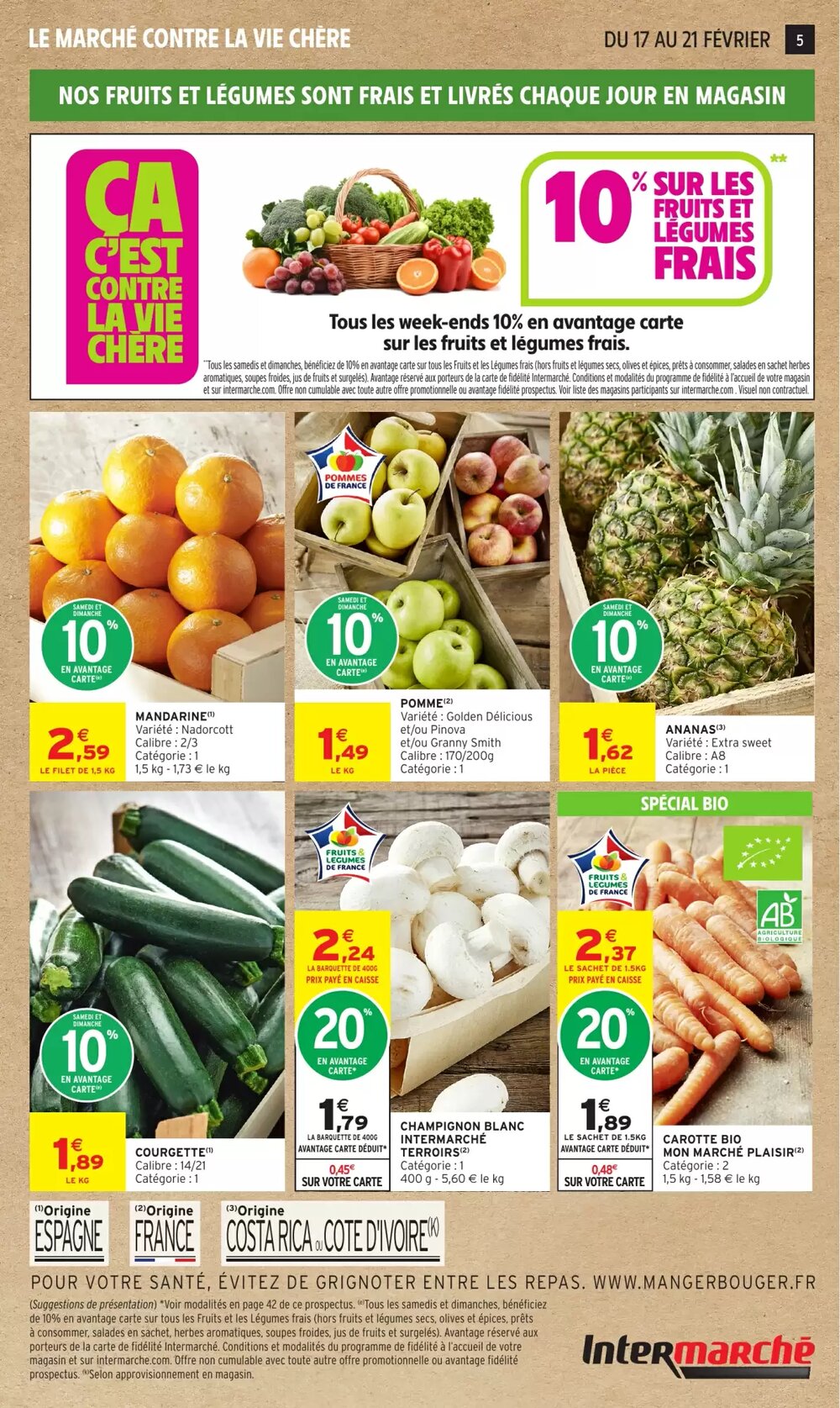 Prospectus promotionnel Intermarché Hyper valable à partir du 17/02/2026 - Page 5.