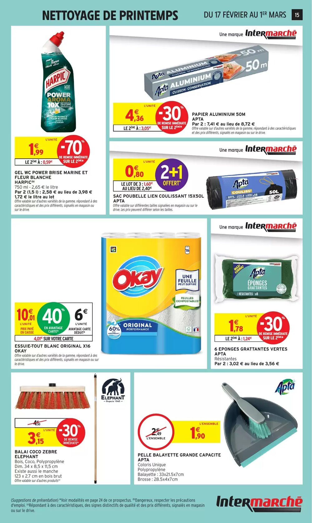Prospectus promotionnel Intermarché valable à partir du 17/02/2026 - Page 15.