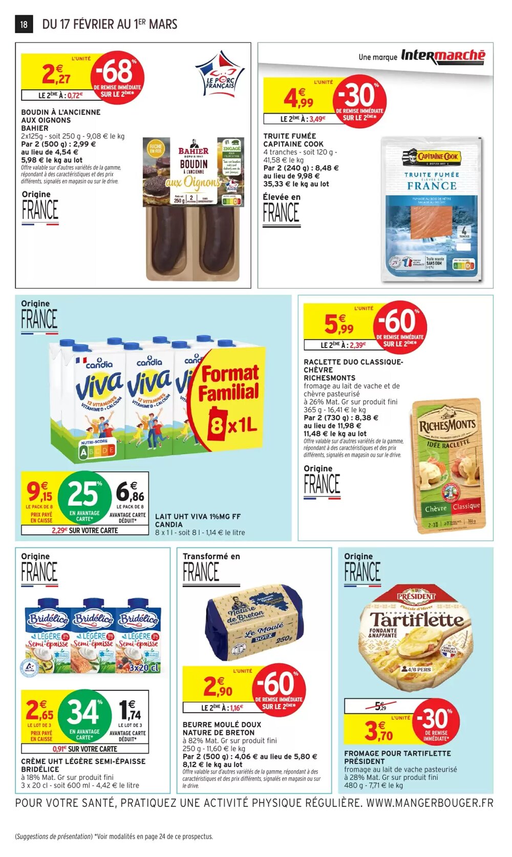 Prospectus promotionnel Intermarché valable à partir du 17/02/2026 - Page 18.