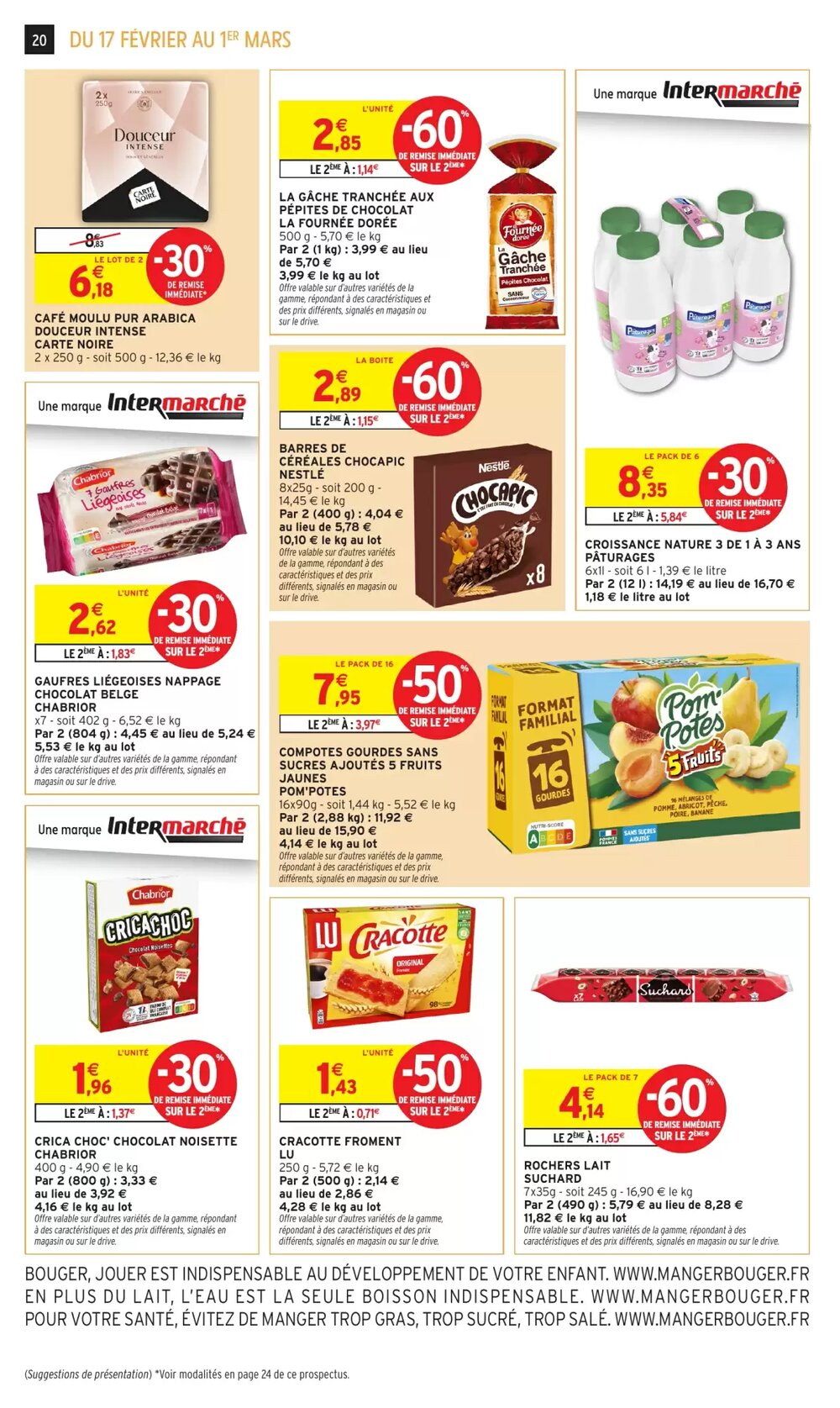 Prospectus promotionnel Intermarché valable à partir du 17/02/2026 - Page 20.