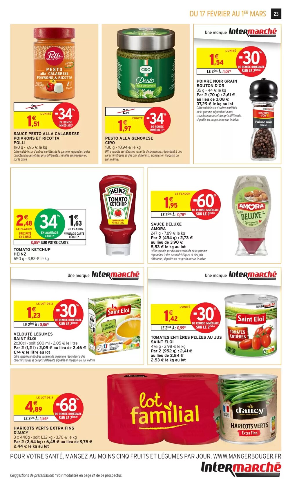 Prospectus promotionnel Intermarché valable à partir du 17/02/2026 - Page 23.