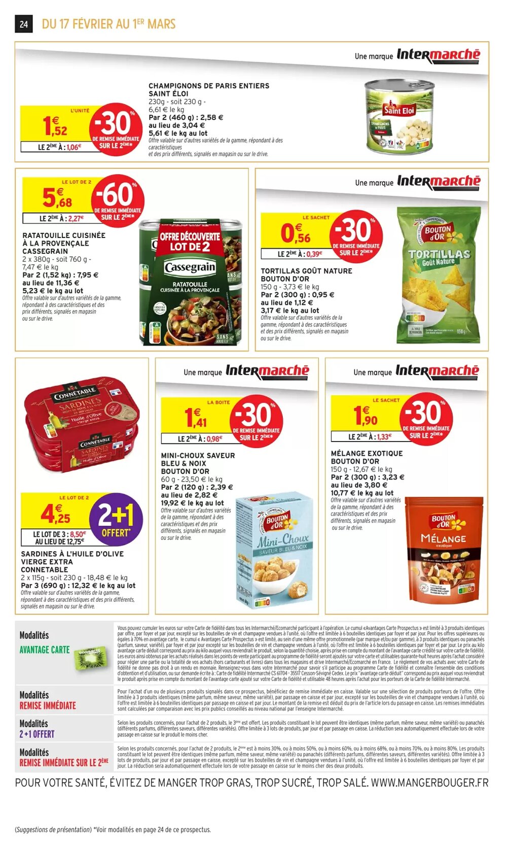 Prospectus promotionnel Intermarché valable à partir du 17/02/2026 - Page 24.