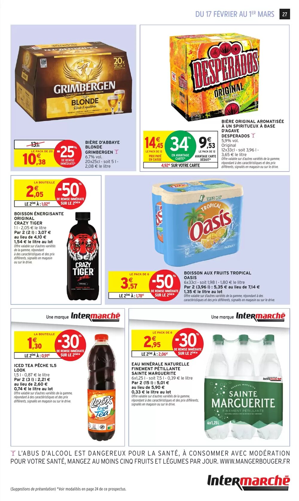 Prospectus promotionnel Intermarché valable à partir du 17/02/2026 - Page 27.
