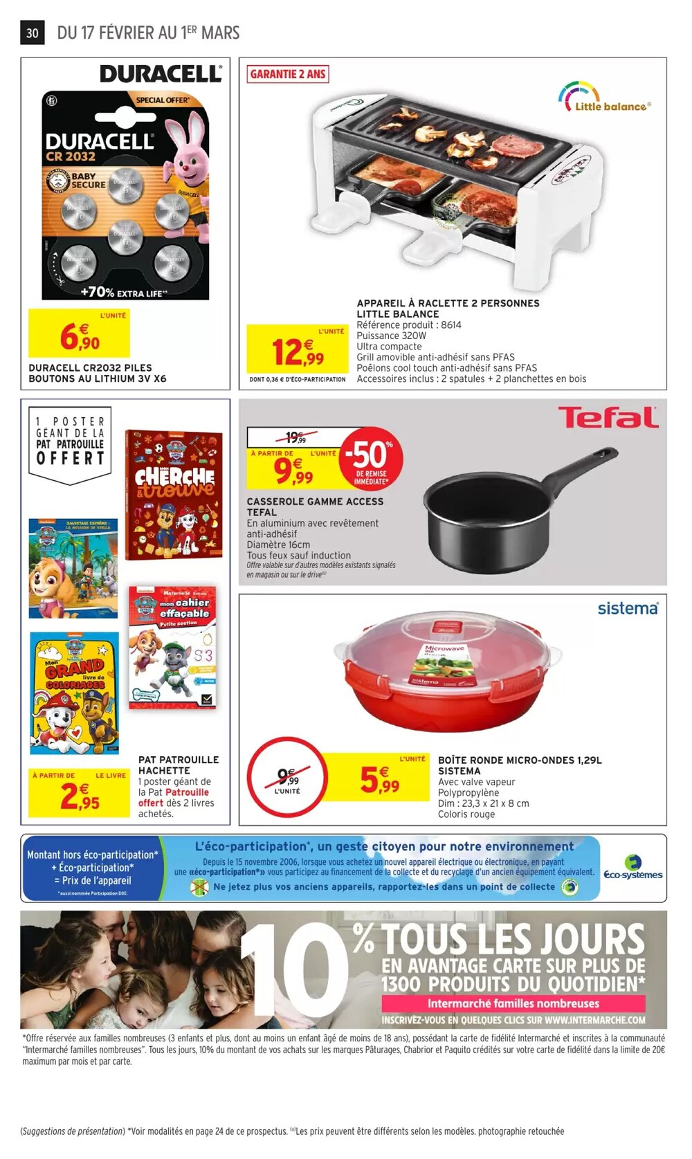 Prospectus promotionnel Intermarché valable à partir du 17/02/2026 - Page 30.