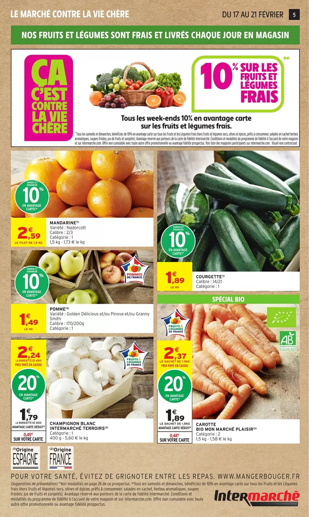 Prospectus promotionnel Intermarché valable à partir du 17/02/2026 - Page 5.