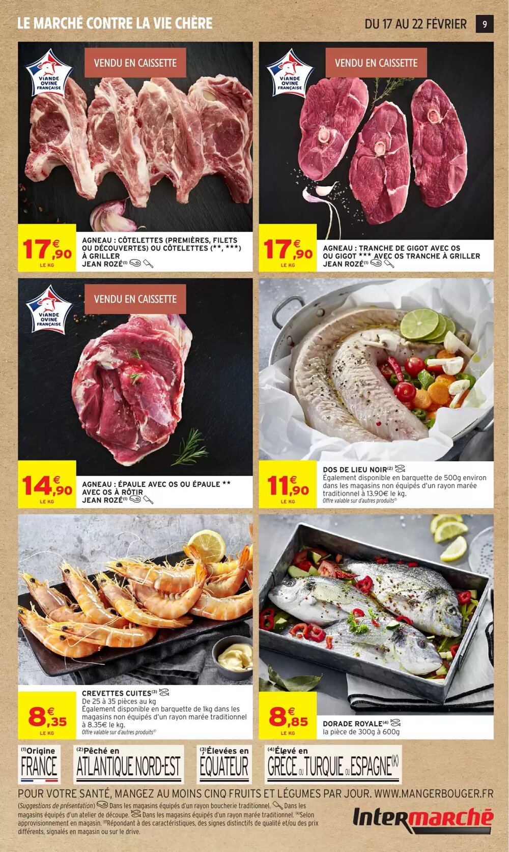 Prospectus promotionnel Intermarché valable à partir du 17/02/2026 - Page 9.