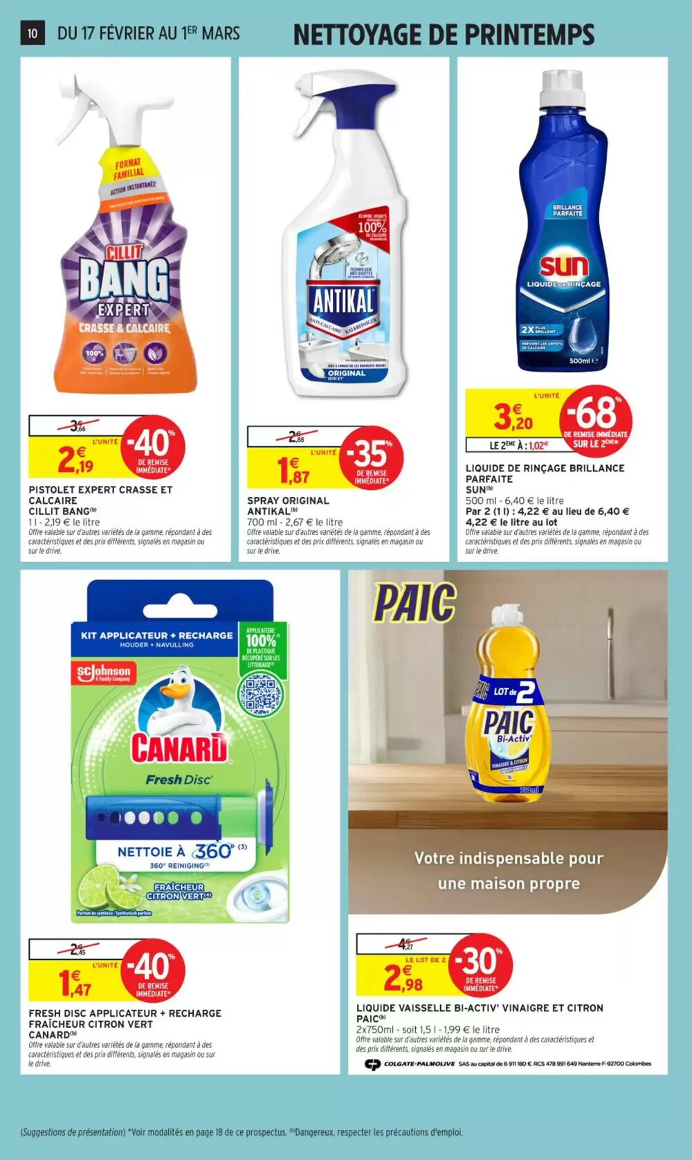 Prospectus promotionnel Intermarché valable à partir du 17/02/2026 - Page 10.