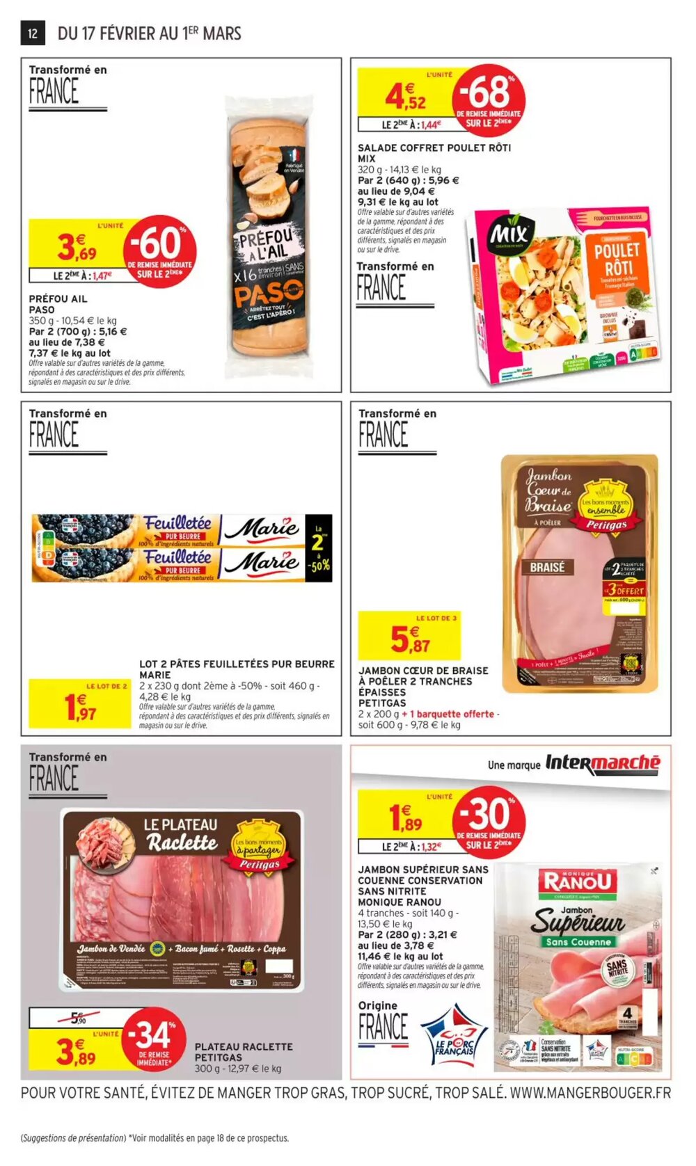 Prospectus promotionnel Intermarché valable à partir du 17/02/2026 - Page 12.