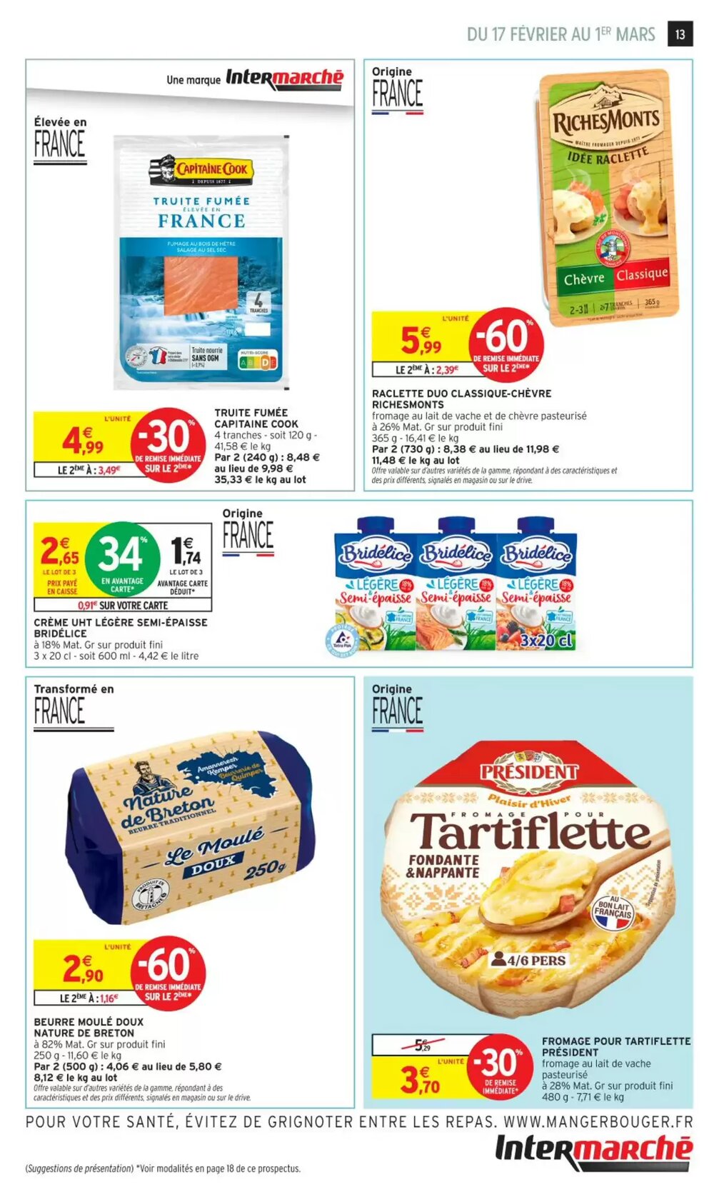 Prospectus promotionnel Intermarché valable à partir du 17/02/2026 - Page 13.