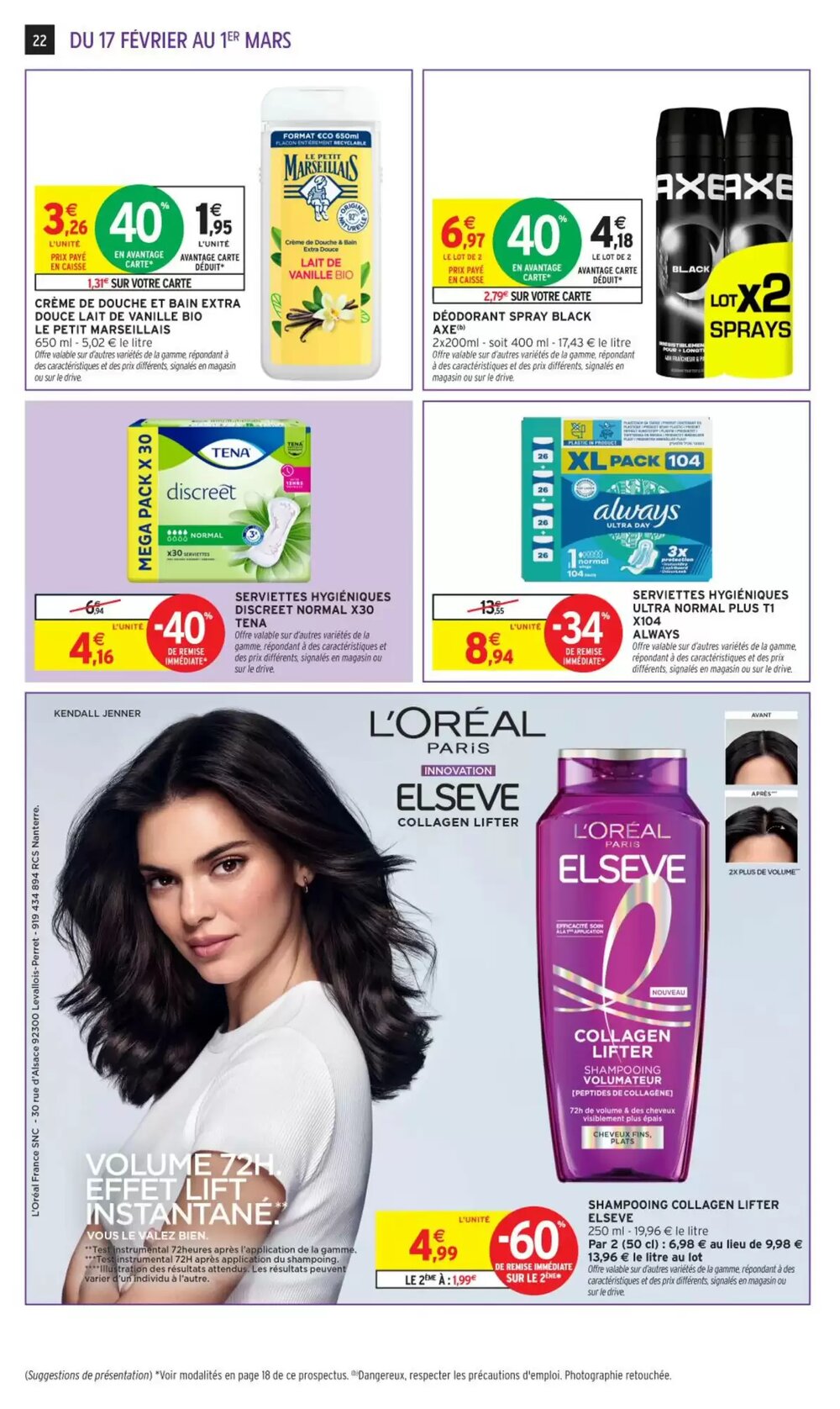 Prospectus promotionnel Intermarché valable à partir du 17/02/2026 - Page 22.