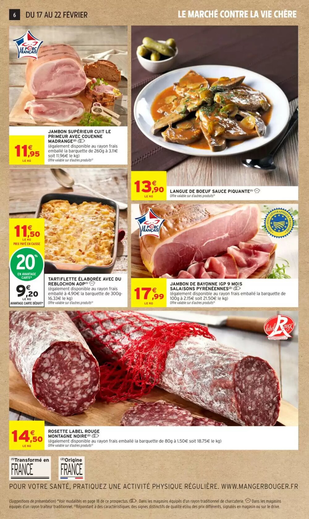 Prospectus promotionnel Intermarché valable à partir du 17/02/2026 - Page 6.