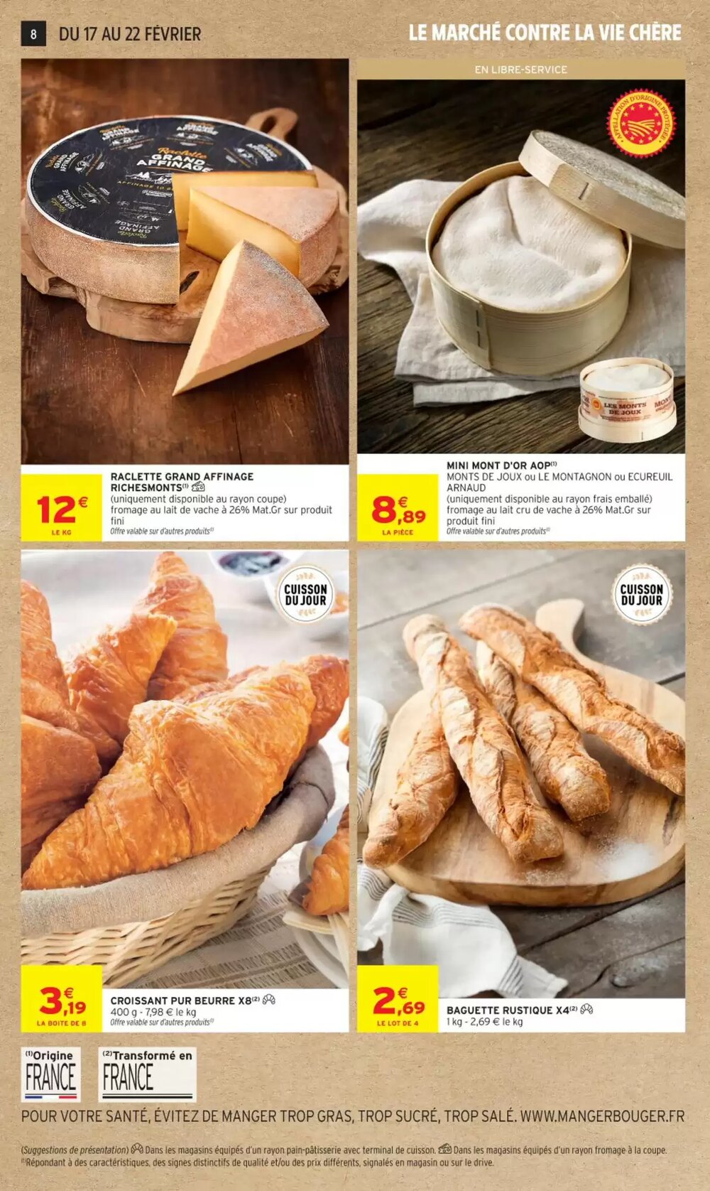 Prospectus promotionnel Intermarché valable à partir du 17/02/2026 - Page 8.