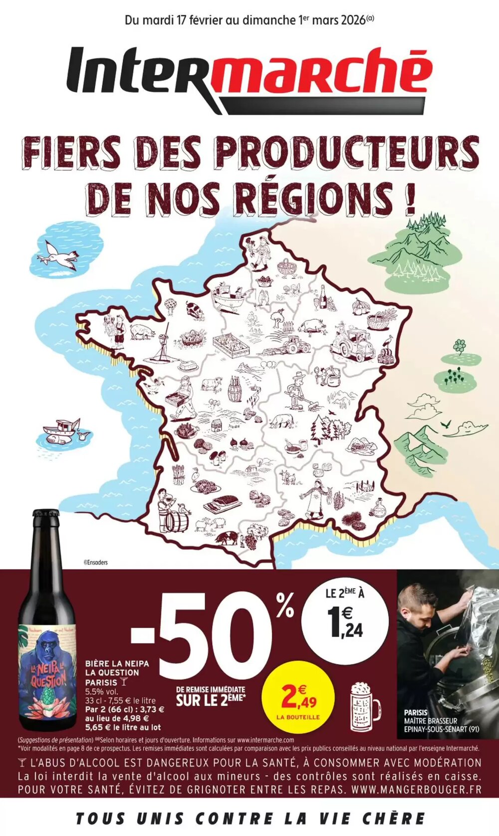 Prospectus promotionnel Intermarché Hyper valable à partir du 17/02/2026 - Page 1.