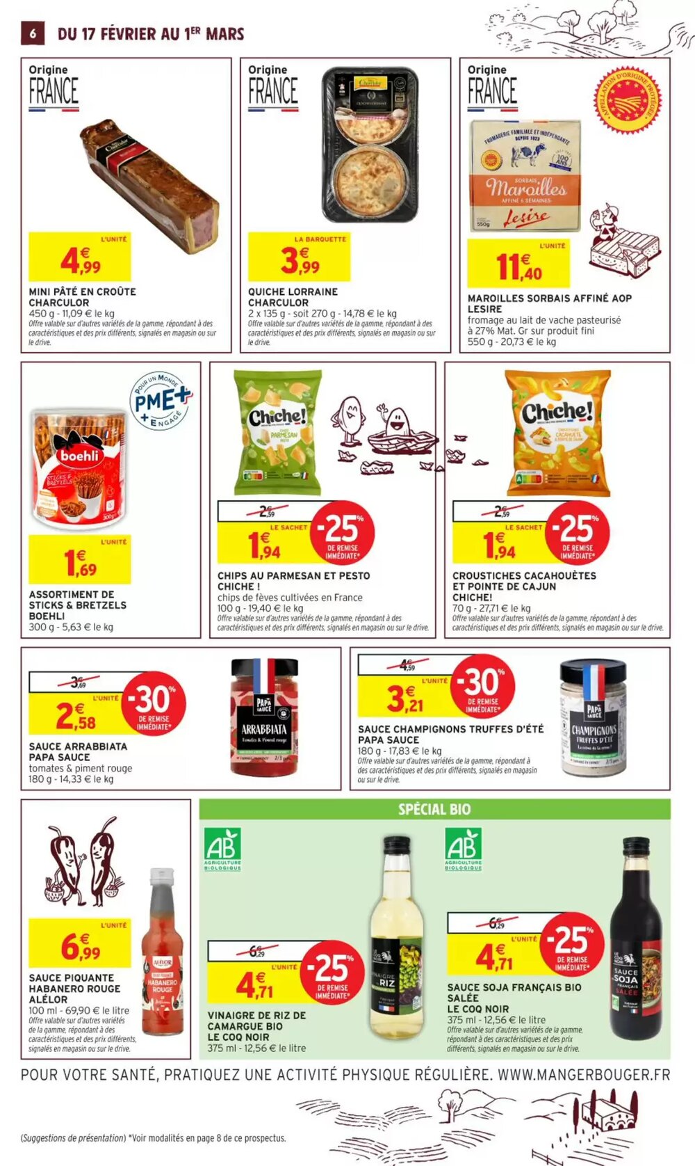 Prospectus promotionnel Intermarché Hyper valable à partir du 17/02/2026 - Page 6.