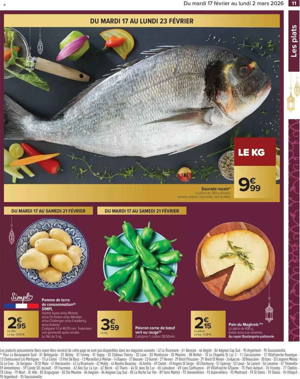 Prospectus promotionnel Carrefour valable à partir du 17/02/2026 - Page 11.