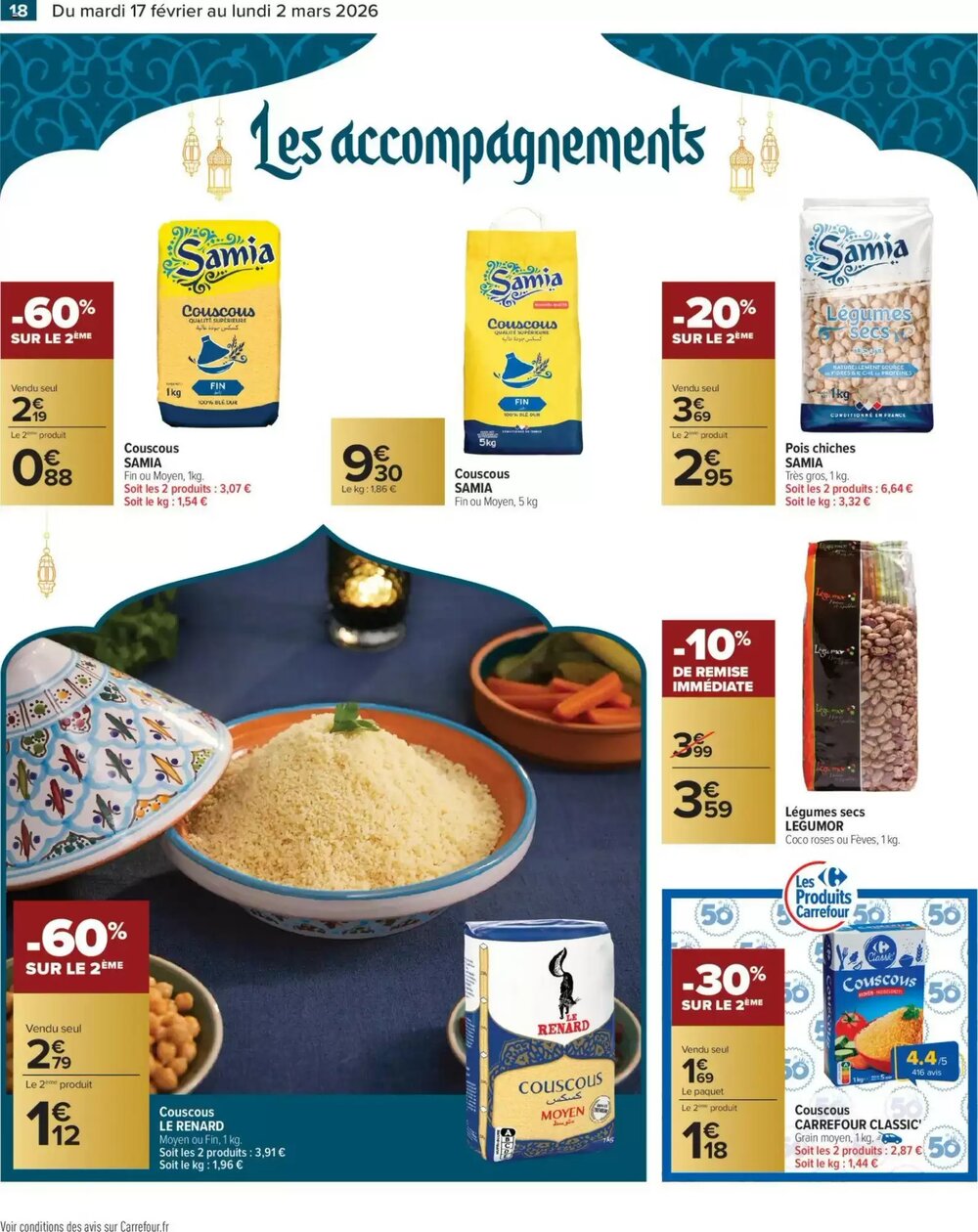 Prospectus promotionnel Carrefour valable à partir du 17/02/2026 - Page 18.
