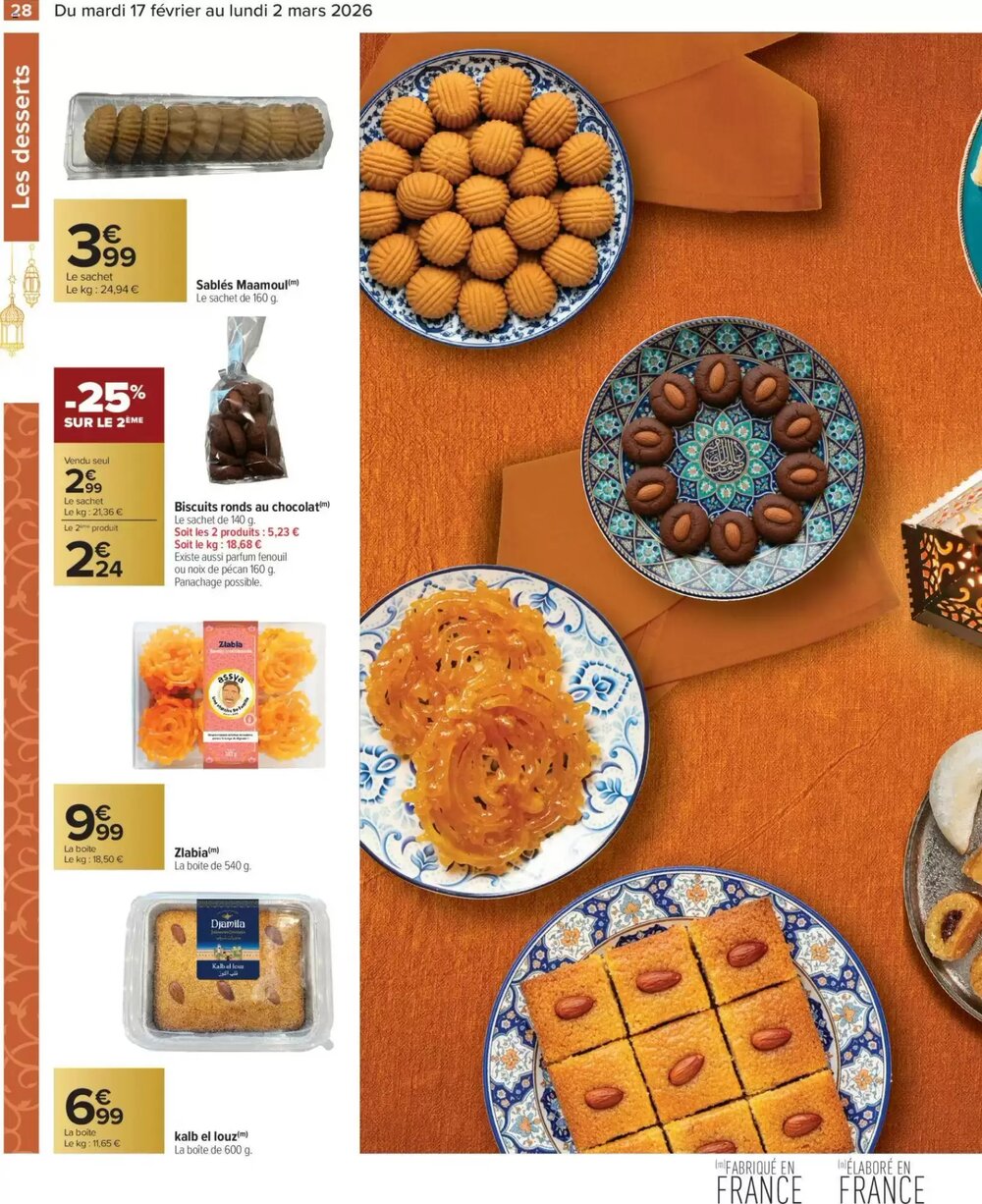 Prospectus promotionnel Carrefour valable à partir du 17/02/2026 - Page 28.
