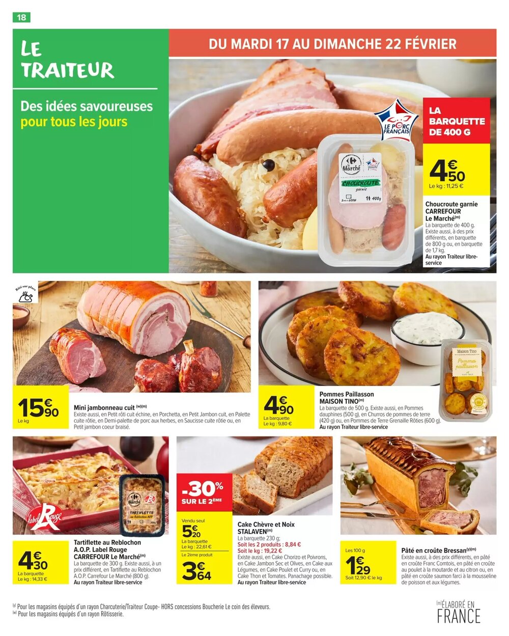 Prospectus promotionnel Carrefour Market valable à partir du 17/02/2026 - Page 20.