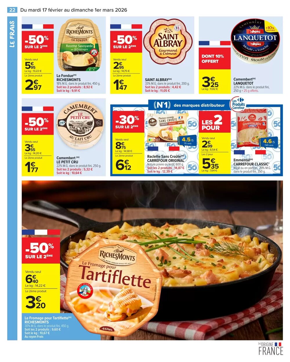Prospectus promotionnel Carrefour Market valable à partir du 17/02/2026 - Page 24.