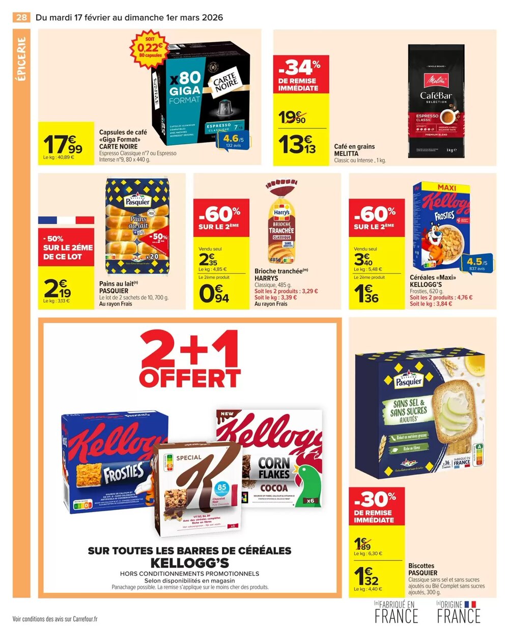 Prospectus promotionnel Carrefour Market valable à partir du 17/02/2026 - Page 30.