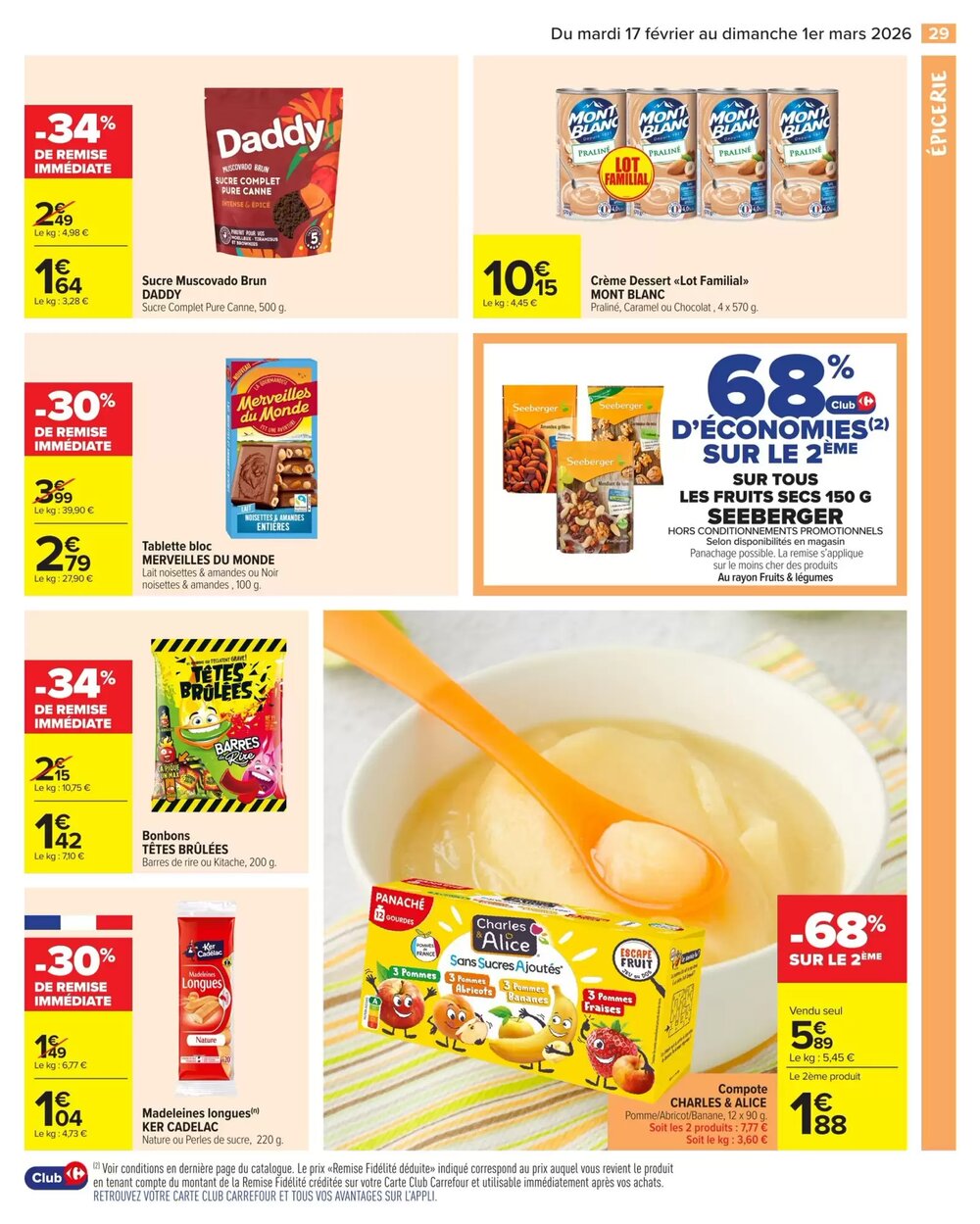 Prospectus promotionnel Carrefour Market valable à partir du 17/02/2026 - Page 31.