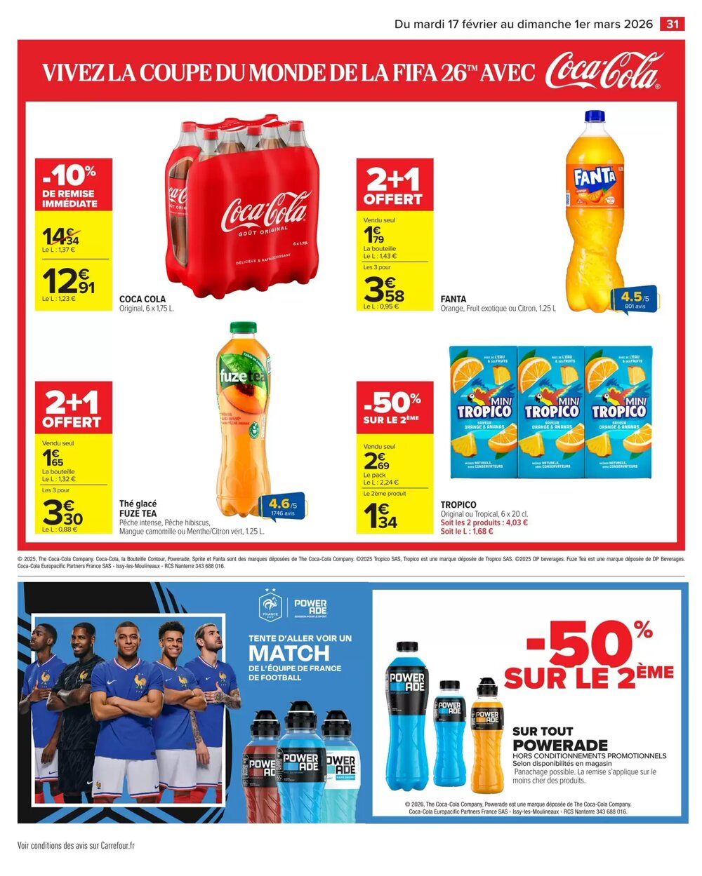 Prospectus promotionnel Carrefour Market valable à partir du 17/02/2026 - Page 33.