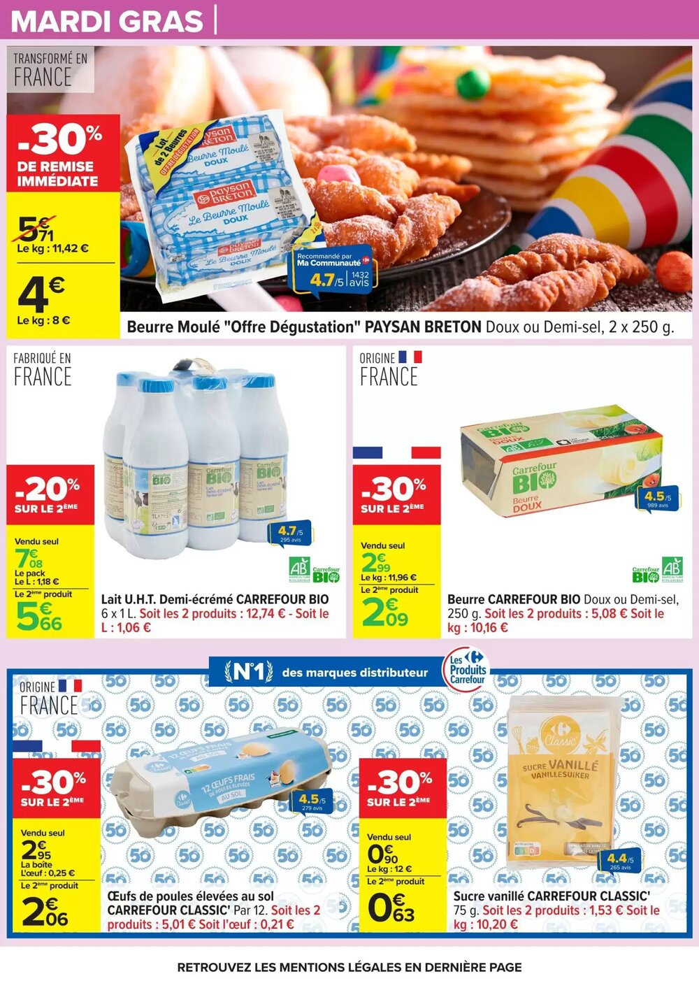 Prospectus promotionnel Carrefour valable à partir du 17/02/2026 - Page 45.