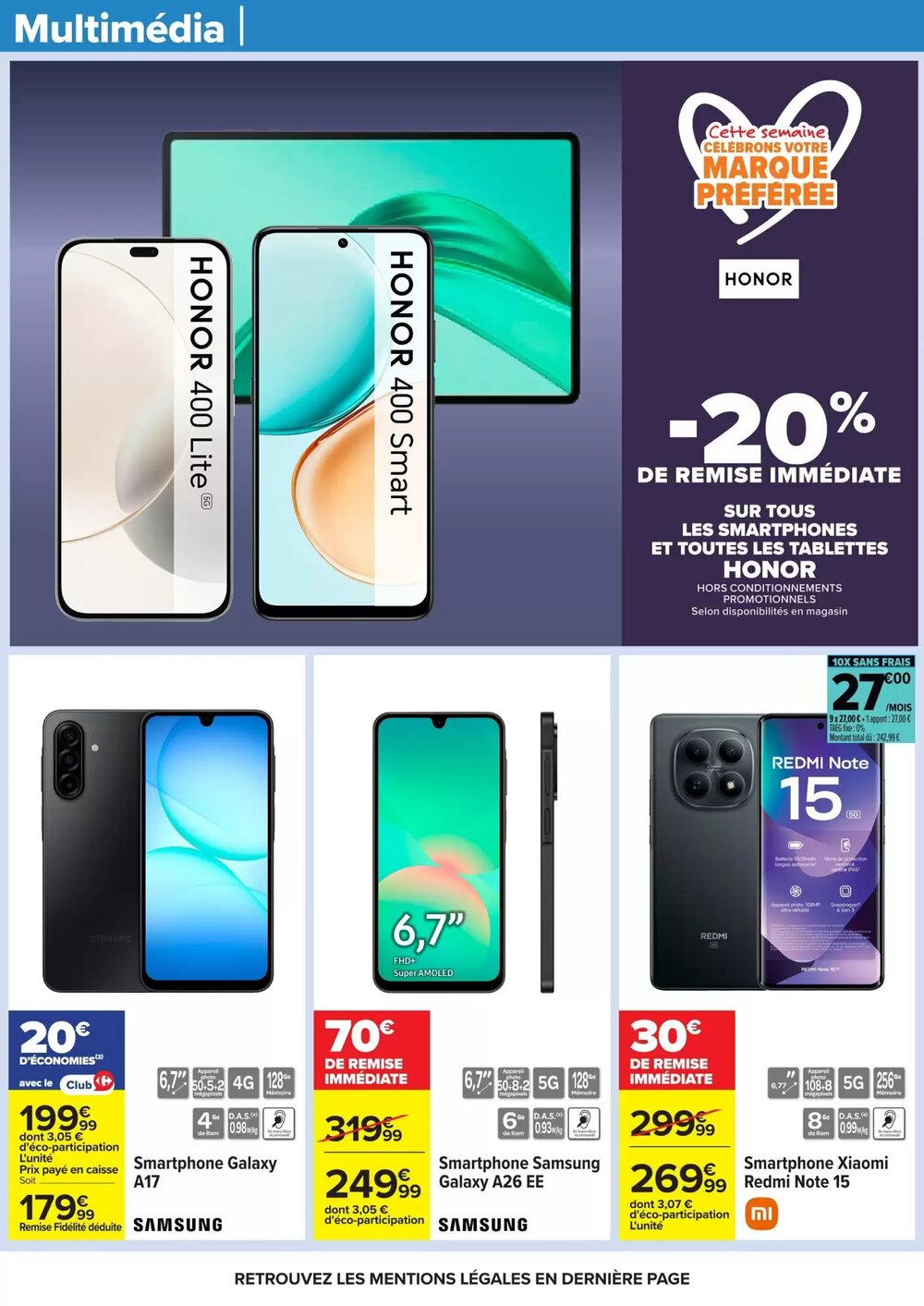 Prospectus promotionnel Carrefour valable à partir du 17/02/2026 - Page 83.