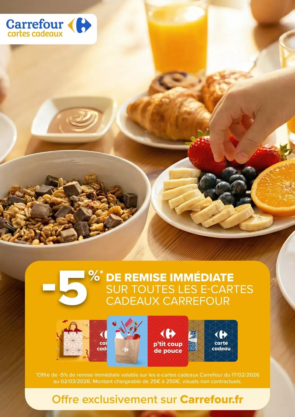 Prospectus promotionnel Carrefour valable à partir du 17/02/2026 - Page 96.
