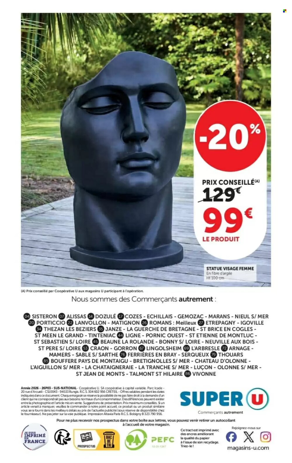 Prospectus promotionnel Super U valable à partir du 17/02/2026 - Page 32.