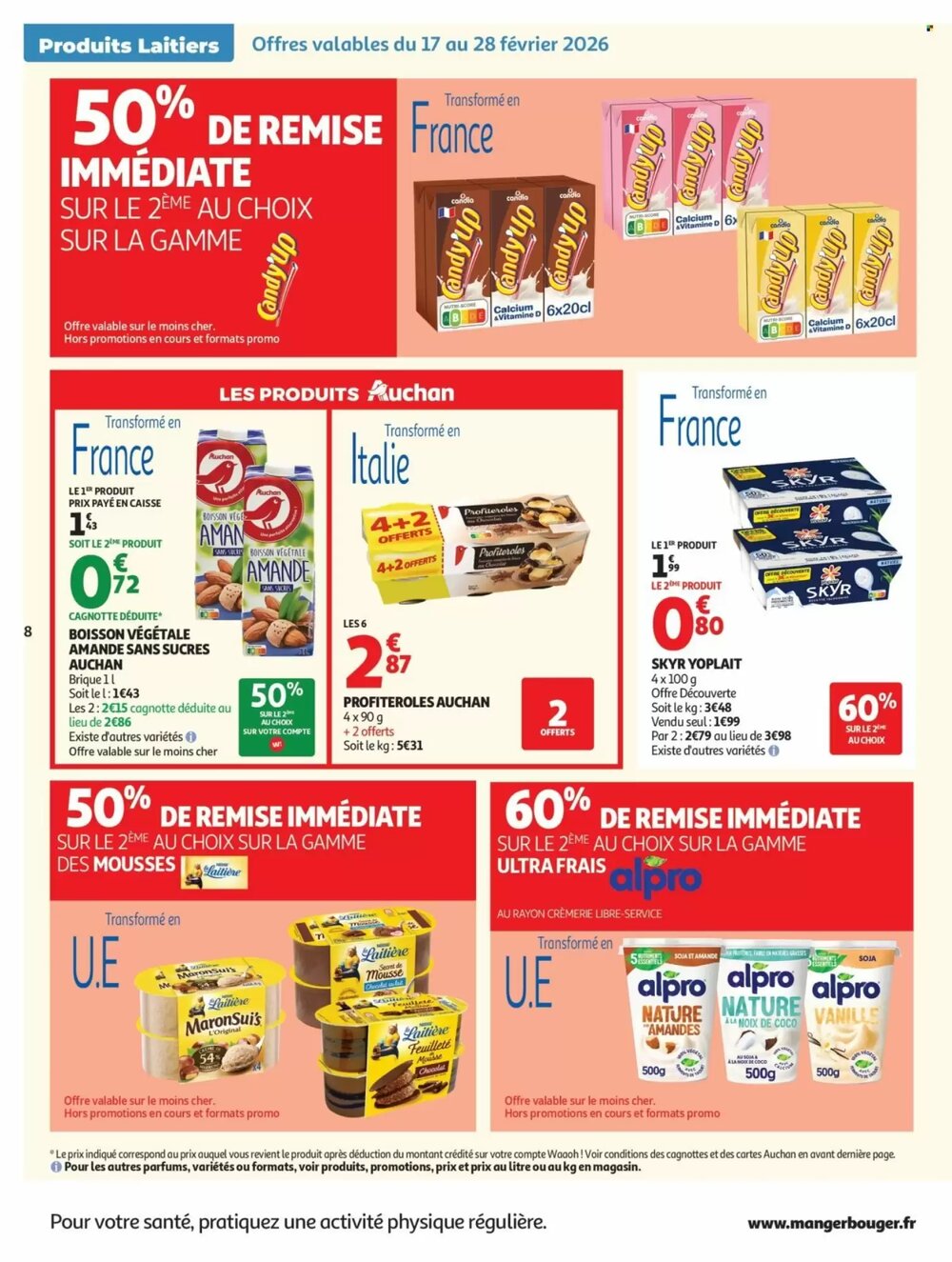 Prospectus promotionnel Auchan valable à partir du 17/02/2026 - Page 8.