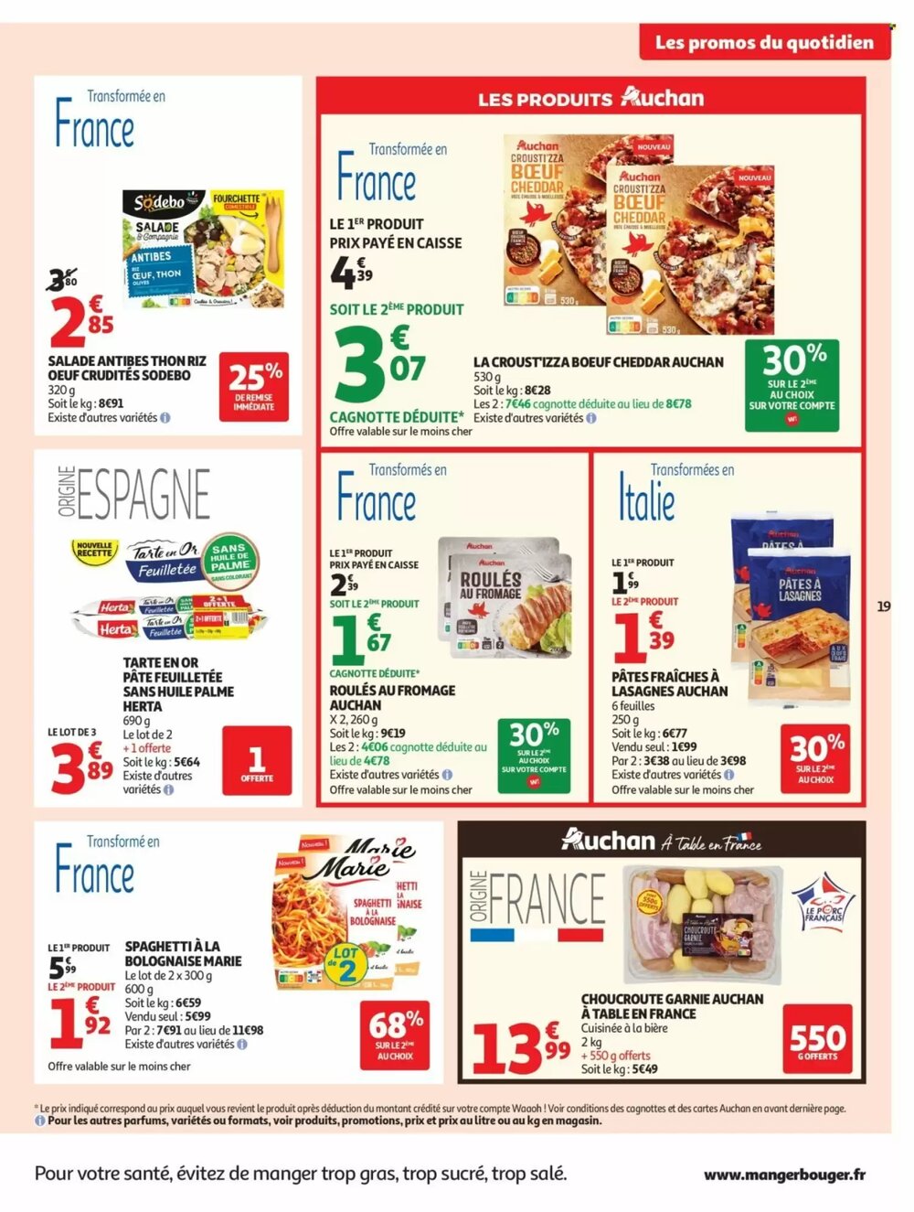 Prospectus promotionnel Auchan valable à partir du 17/02/2026 - Page 19.