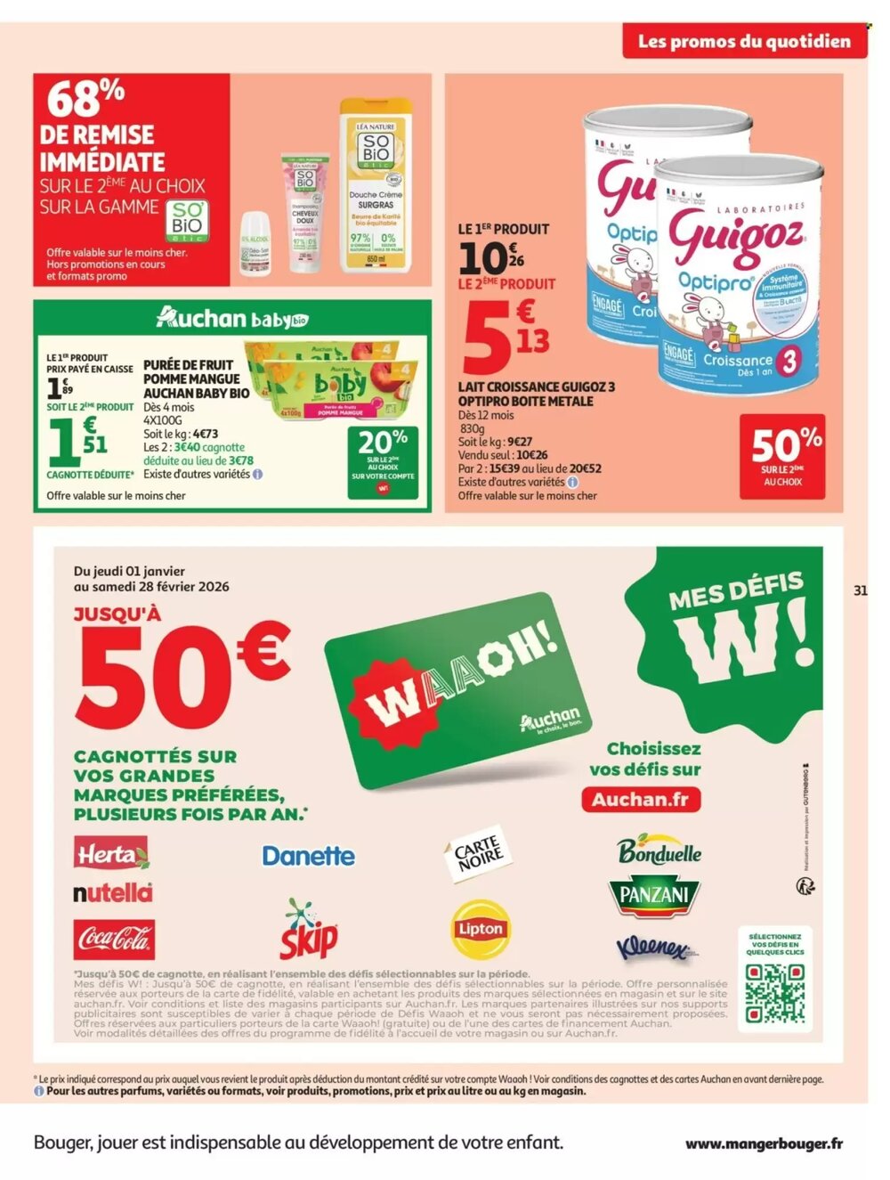 Prospectus promotionnel Auchan valable à partir du 17/02/2026 - Page 31.
