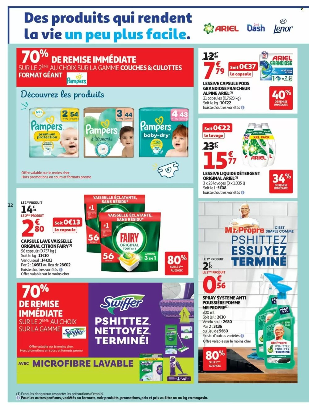 Prospectus promotionnel Auchan valable à partir du 17/02/2026 - Page 32.