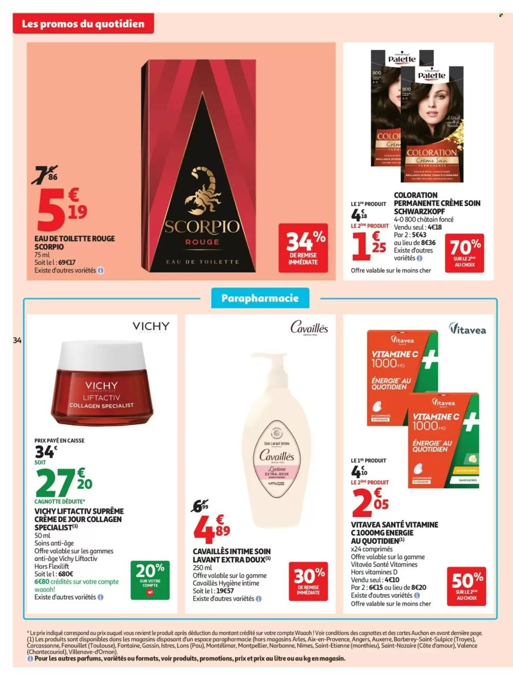 Prospectus promotionnel Auchan valable à partir du 17/02/2026 - Page 34.