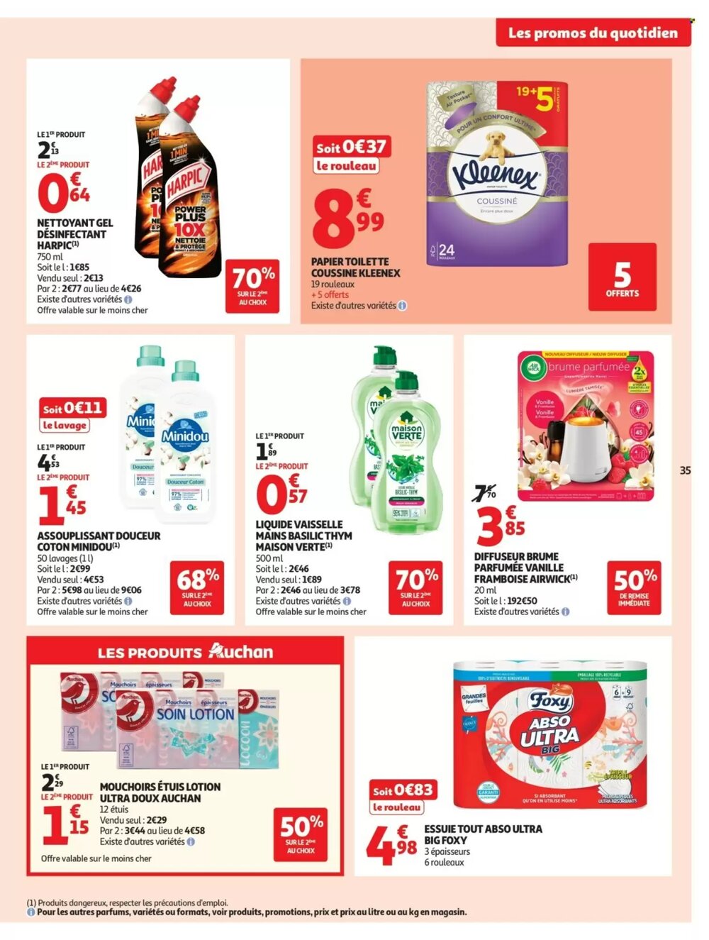 Prospectus promotionnel Auchan valable à partir du 17/02/2026 - Page 35.