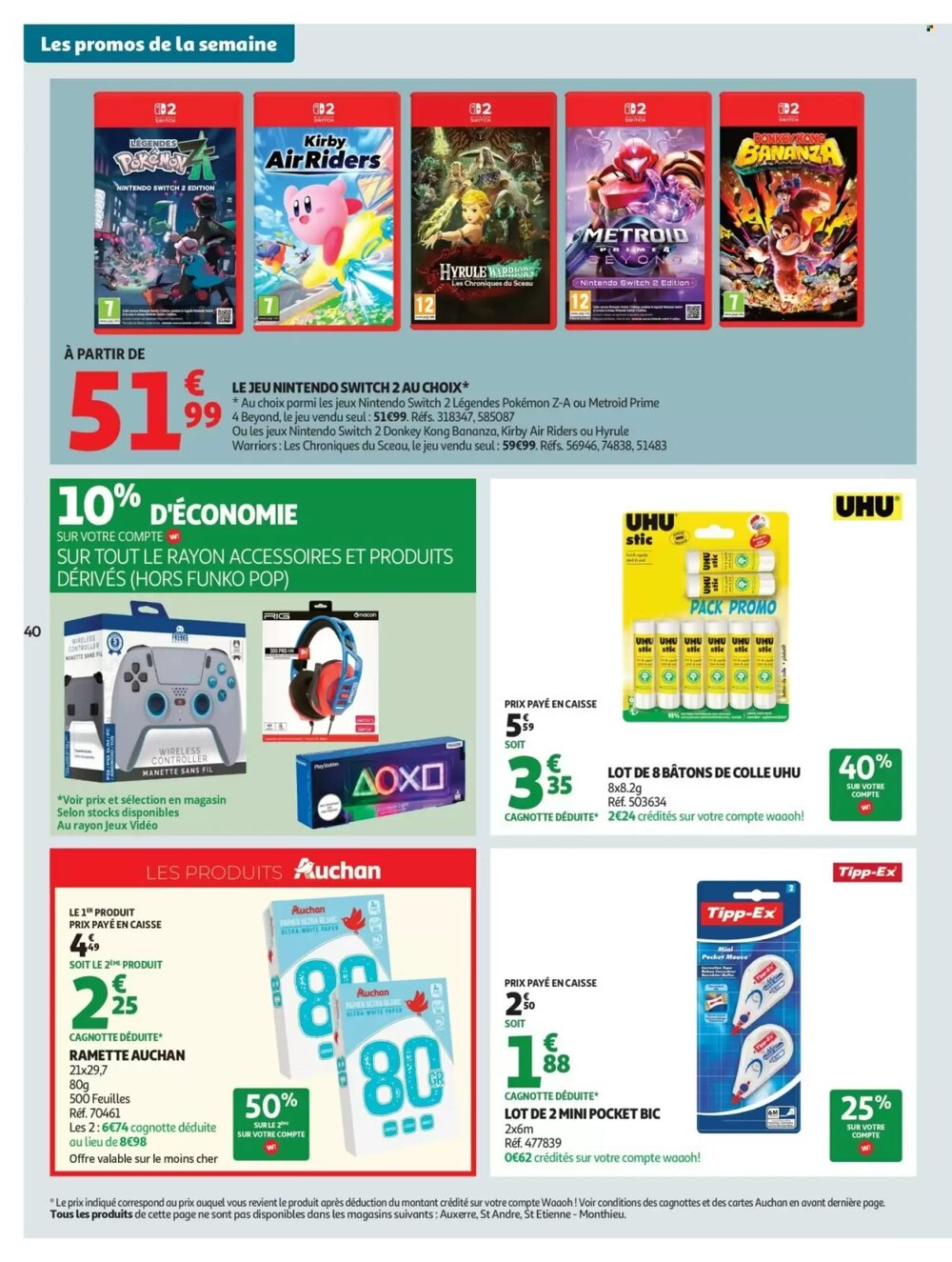Prospectus promotionnel Auchan valable à partir du 17/02/2026 - Page 40.