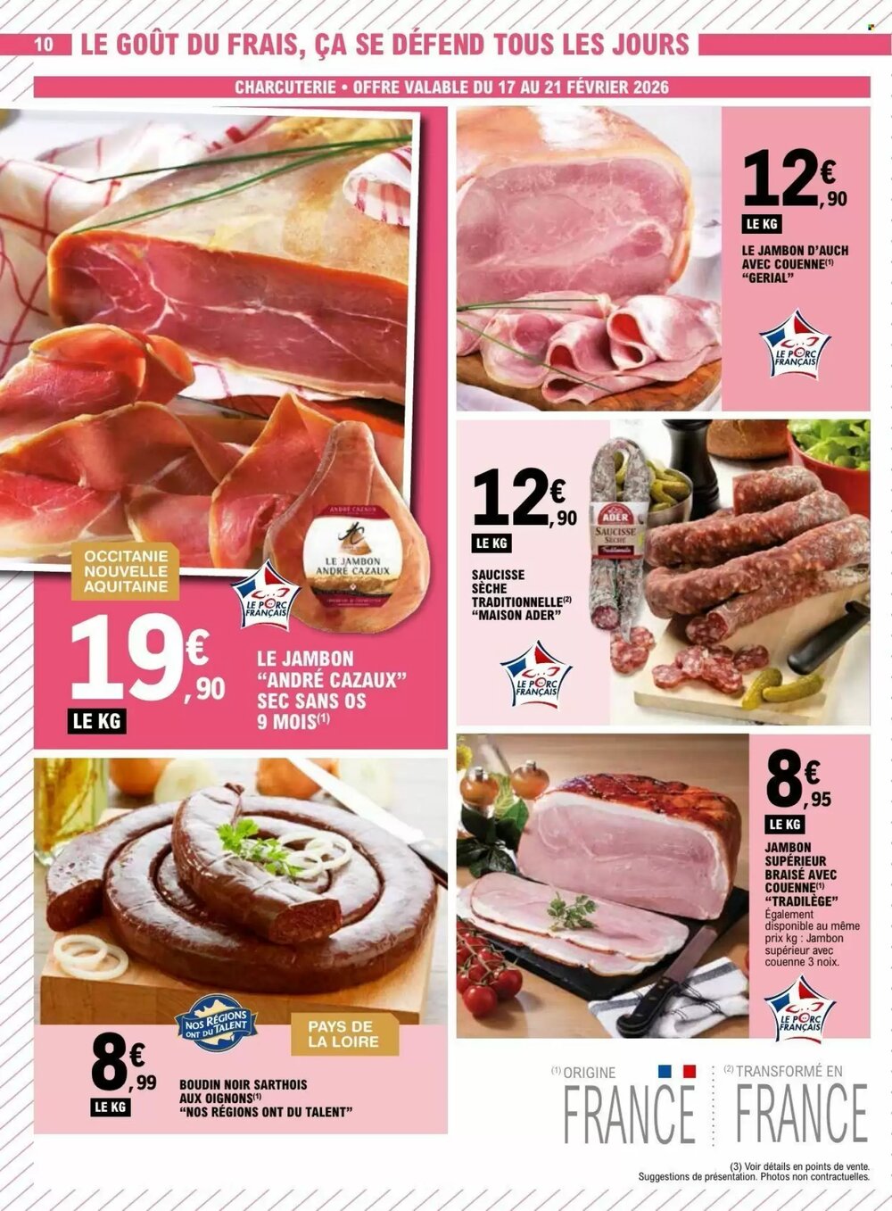 Prospectus promotionnel E.Leclerc valable à partir du 17/02/2026 - Page 10.