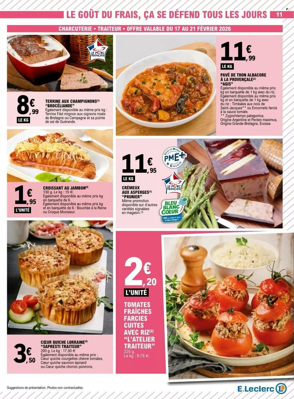 Prospectus promotionnel E.Leclerc valable à partir du 17/02/2026 - Page 11.