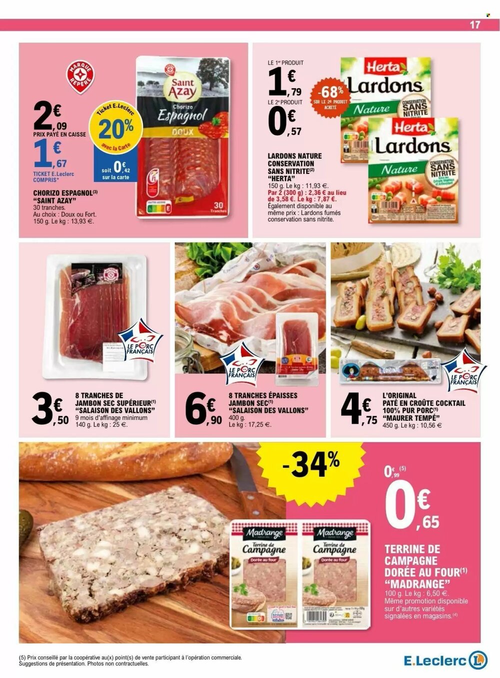 Prospectus promotionnel E.Leclerc valable à partir du 17/02/2026 - Page 17.