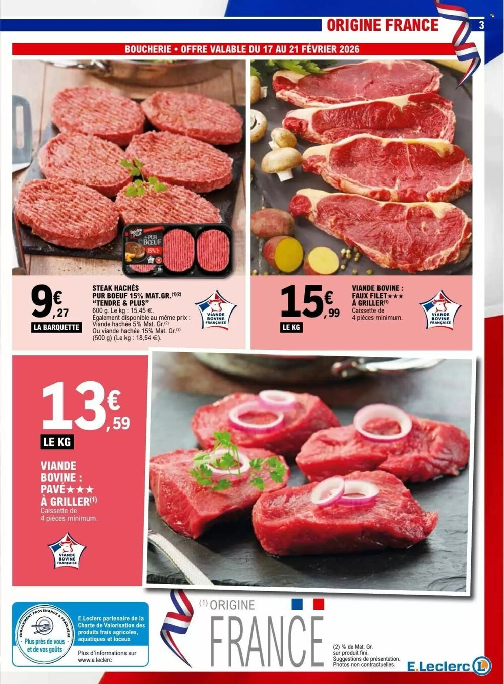 Prospectus promotionnel E.Leclerc valable à partir du 17/02/2026 - Page 3.
