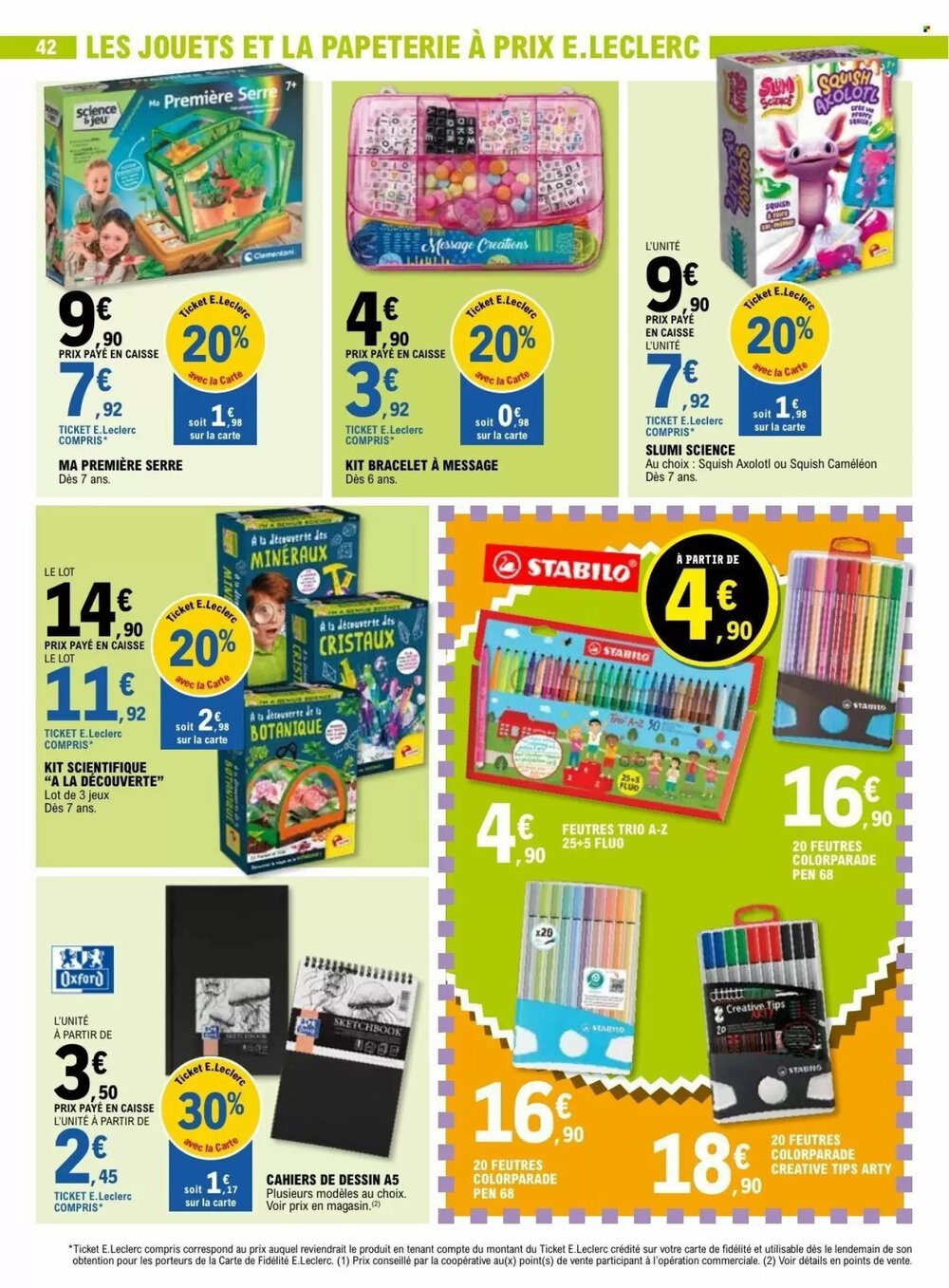 Prospectus promotionnel E.Leclerc valable à partir du 17/02/2026 - Page 42.