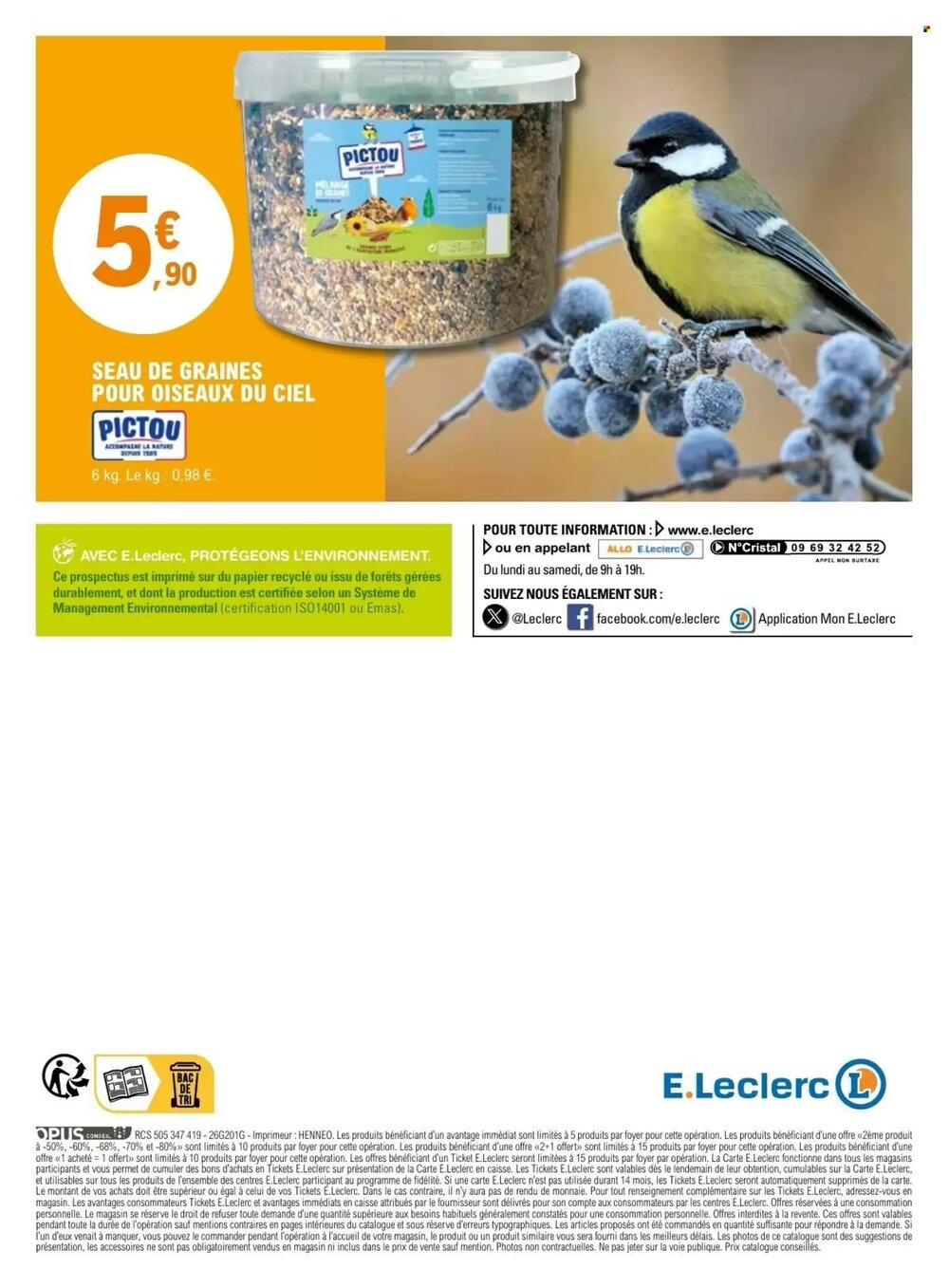 Prospectus promotionnel E.Leclerc valable à partir du 17/02/2026 - Page 44.