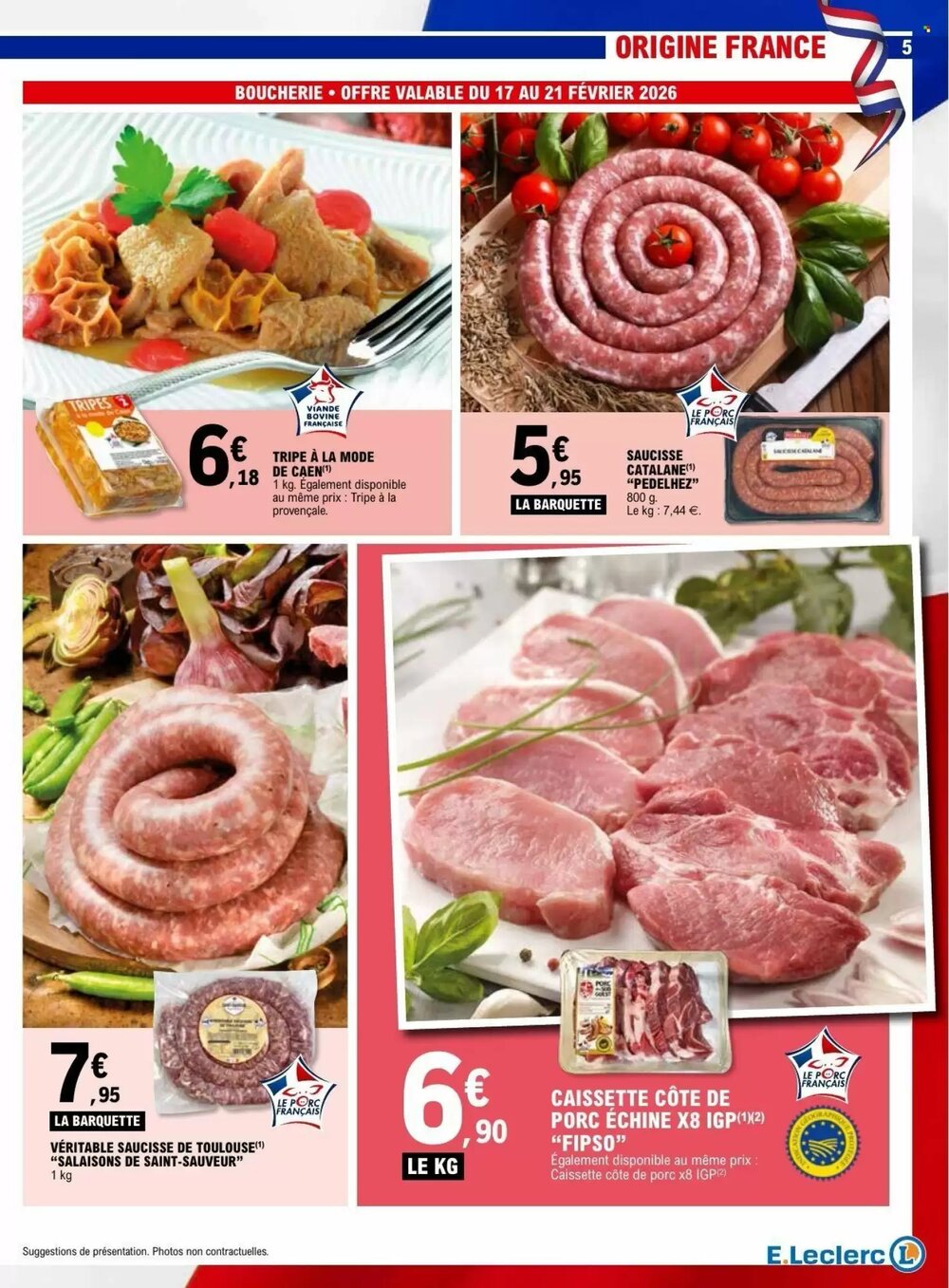 Prospectus promotionnel E.Leclerc valable à partir du 17/02/2026 - Page 5.