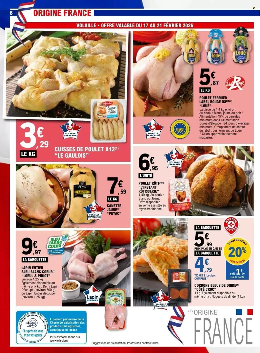 Prospectus promotionnel E.Leclerc valable à partir du 17/02/2026 - Page 6.