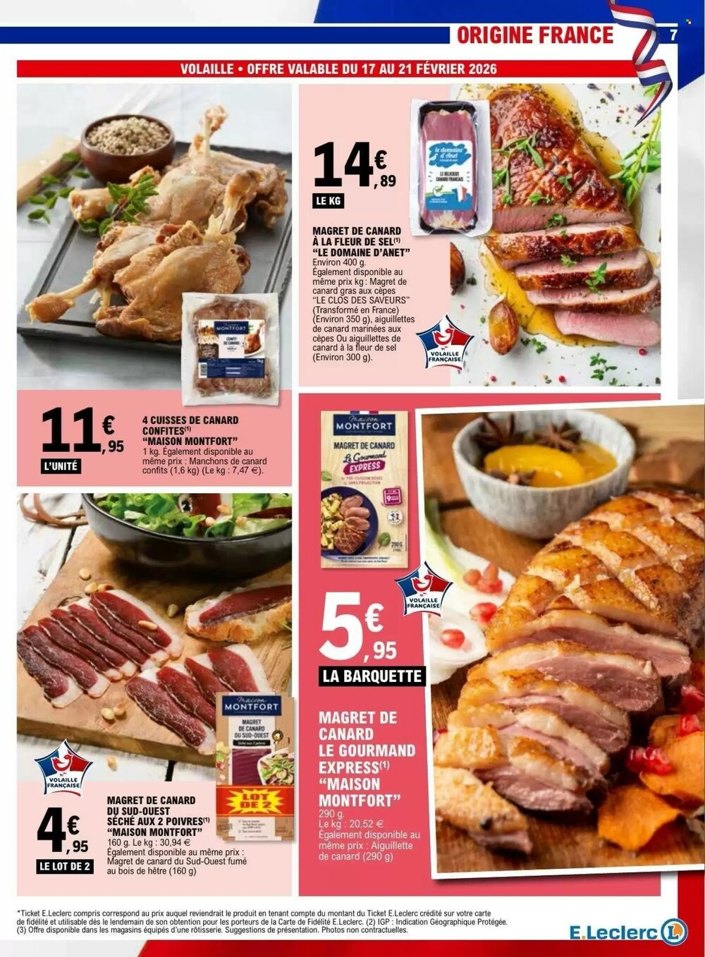 Prospectus promotionnel E.Leclerc valable à partir du 17/02/2026 - Page 7.