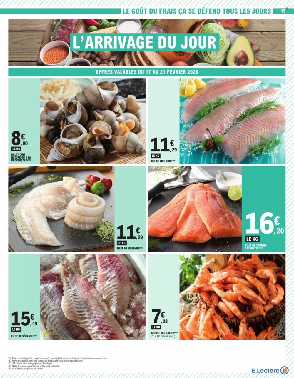 Prospectus promotionnel E.Leclerc valable à partir du 17/02/2026 - Page 16.