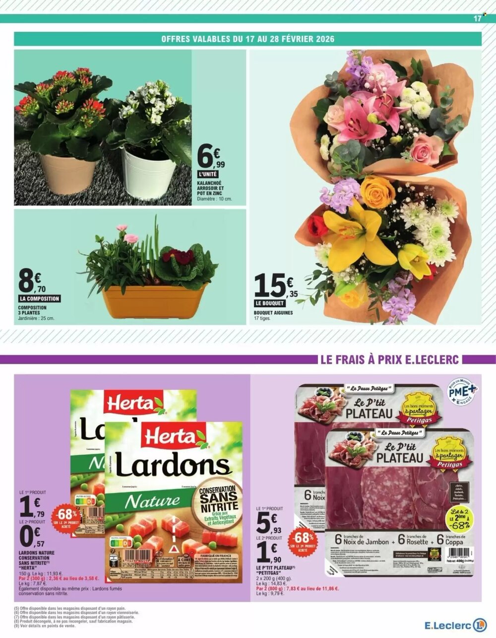 Prospectus promotionnel E.Leclerc valable à partir du 17/02/2026 - Page 18.